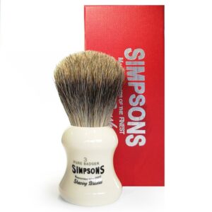 Simpsons shaving brush the eagle g3 pure badger