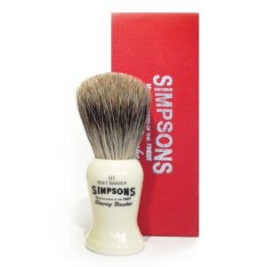 Simpsons shaving brush harvard h1 best badger