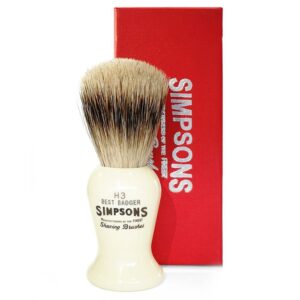 Simpsons shaving brush harvard h3 best badger
