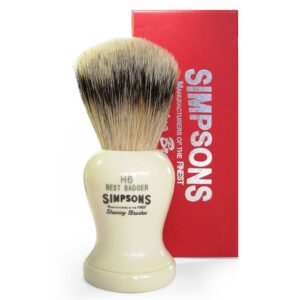 Simpsons shaving brush harvard h6 best badger