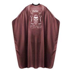 The Shave Factory barber cape cutting machine dark red