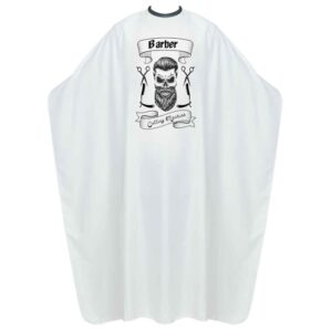 The Shave Factory barber cape cutting machine white