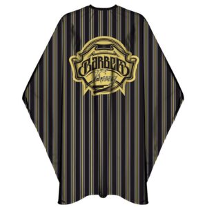 The Shave Factory barber cape barber king yellow black