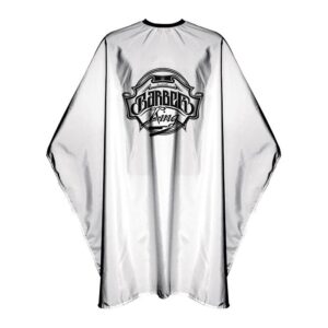The Shave Factory barber cape barber king black white- the shave factory