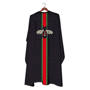 The Shave Factory barber cape style gucci red black
