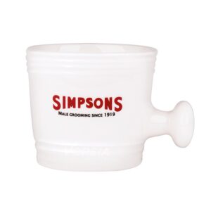 Simpsons shaving mug pottery small