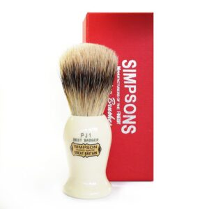 Simpsons shaving brush persian jar 1 best badger
