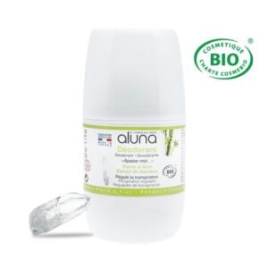 Aluna deodorante roll on naturale allume e bambu 50ml