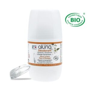 Aluna deodorante roll on naturale allume e fiori di arancio 50ml