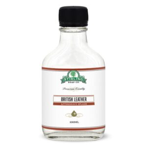 Stirling Soap Company aftershave british leather 100ml