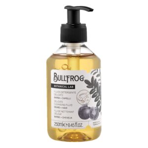 Bullfrog Botanical Lab απαλό καθαριστικό υγρό για γένια και μαλλιά 250ml