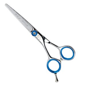 Kiepe hairdressing scissors blue fire series regular for left handed 5.5"