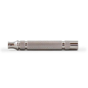 Razorock handle for safety razor thin bar 76mm stainless steel