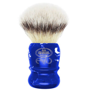 Omega shaving brush EVO 2.0 synthetic Sapphire Blue