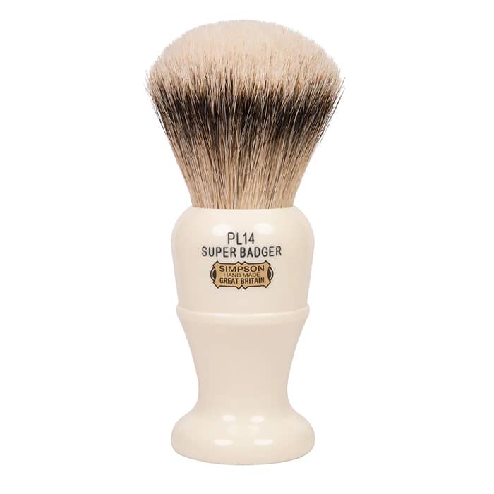 Simpsons Polo PL14 super badger shaving brush
