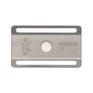 Tatara piastra di ricambio pettine chiuso in titanio Masamune Nodachi Matte