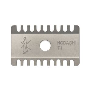 Tatara piastra di ricambio pettine aperto in titanio Masamune Nodachi Matte