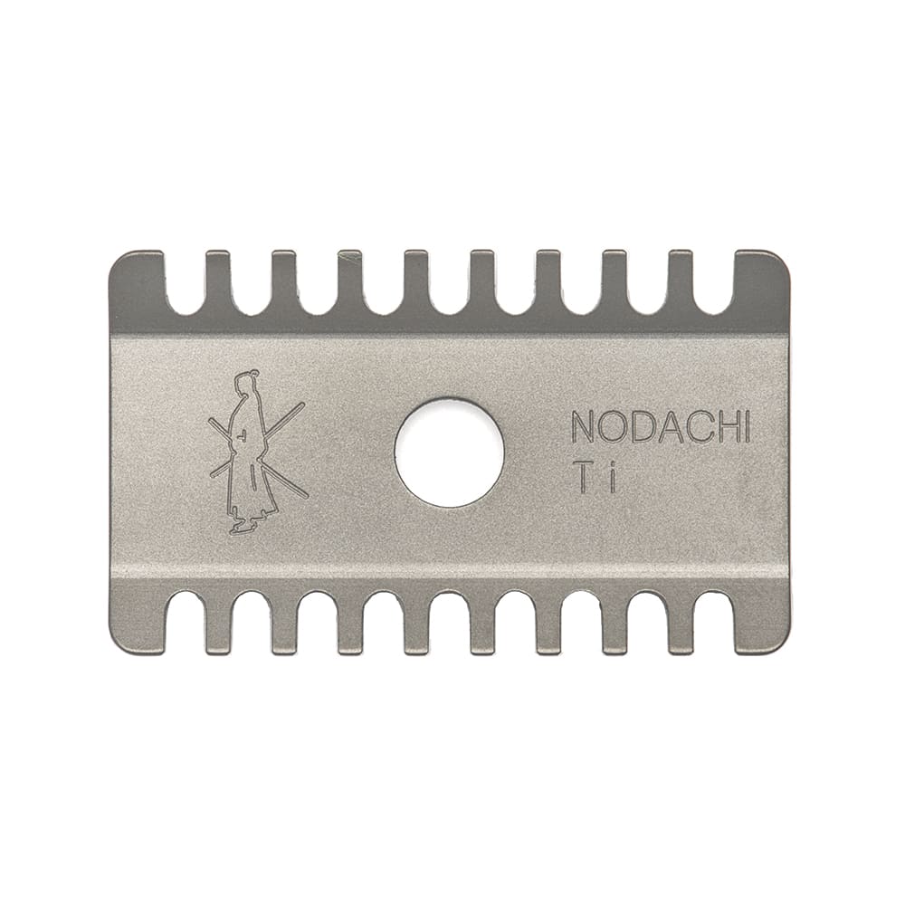 Tatara piastra di ricambio pettine aperto in titanio Masamune Nodachi Matte