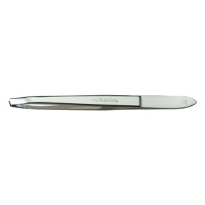 Kiepe tweezers nickel plated crab tip stainless steel