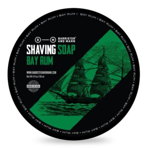 Barrister and Mann σαπούνι ξυρίσματος Bay Rum 118ml