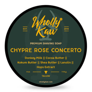 Wholly Kaw σαπούνι ξυρίσματος Chypre Rose Concerto 114gr