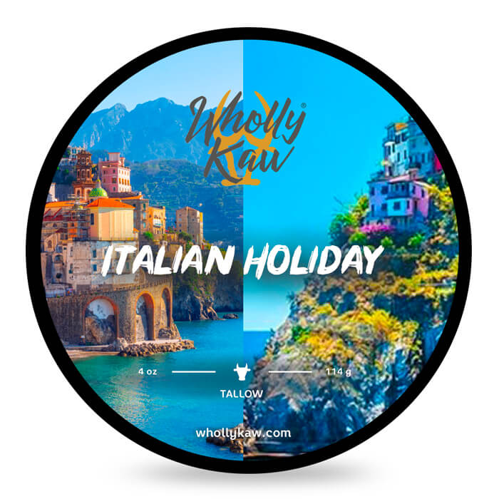 Wholly Kaw sapone da barba Italian Holiday 114gr