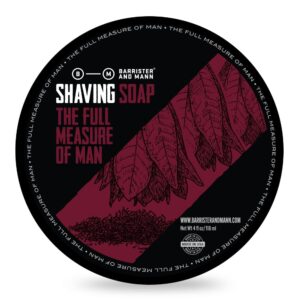 Barrister and Mann σαπούνι ξυρίσματος The Full Measure of Man 118ml