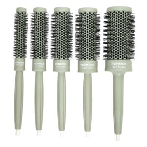 Termix nature set spazzole per capelli 17,23,28,32,43 mm