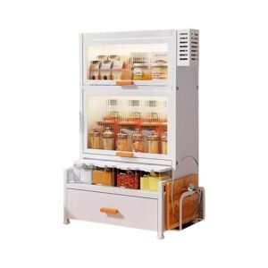 Three-tier kitchen organization cabinet - 11909 - 114036 - White