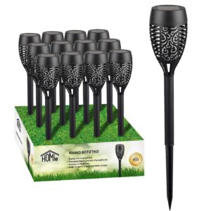 Solar Flame Effect Lantern 50x7.2cm Homie 322102