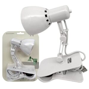 LED Desk Lamp Portable with Clip 15.5x10x6cm Homie 322107