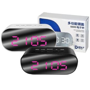 Digital Mirror Clock 13x6.5x3.5cm Homie 322109