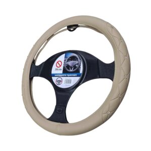 Κάλυμμα τιμονιού αυτοκινήτου - SMZ-1 - 123015 - Beige