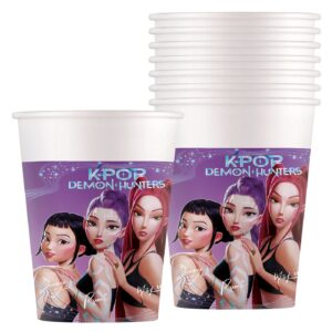 K-Pop Party Paper Cups pack=8pcs 200ml K-Pop