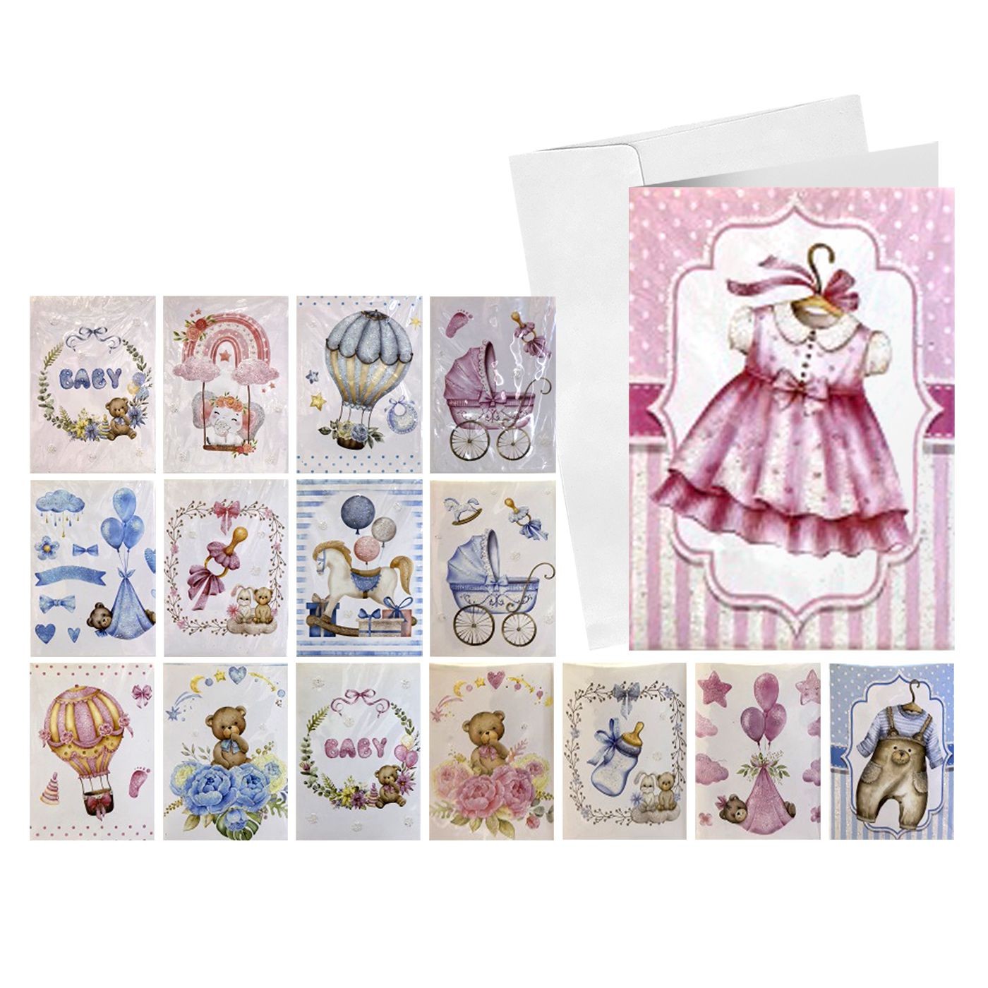 Greeting Cards for Baptism 9.4x6.7cm JustNote 39415