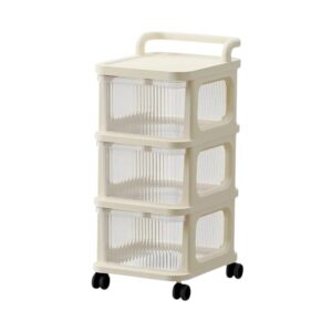 Plastic storage drawer trolley 3-tier - 10709 - 282135