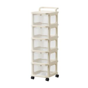 Πλαστική συρταριέρα αποθήκευσης τρόλεϊ 5 ορόφων - 10711 - 282159