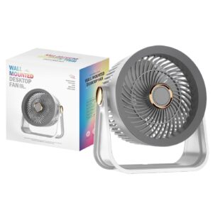 Table Fan with Aroma Slot ø17x21x9.5cm Homie 49195