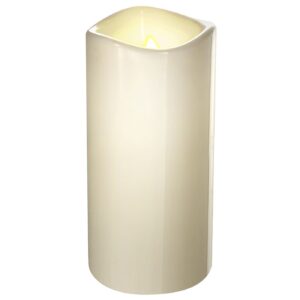 LED Candle Log White Warm 15x ø7.5cm Homie 57510