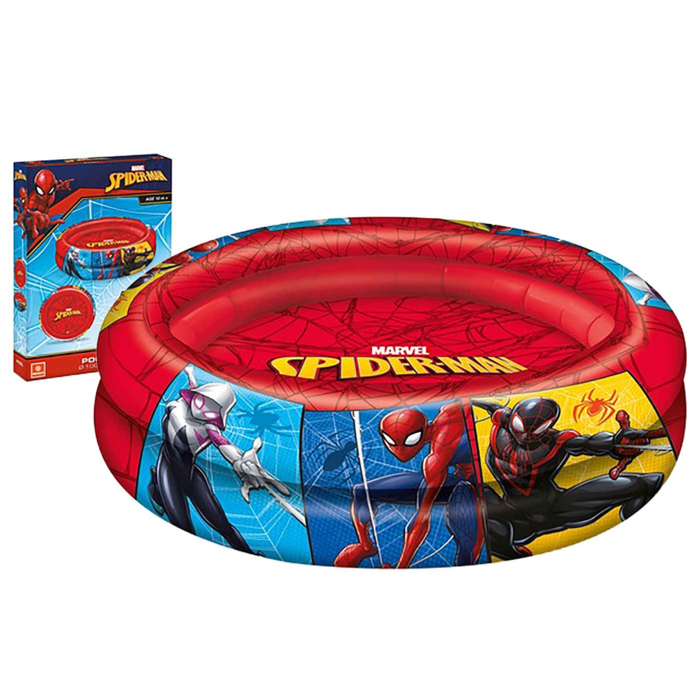 Inflatable Spiderman Pool ø100cm Mondo