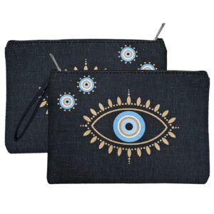 Dark Pouch Bag with Eye 28x21cm SummerTiempo 623379