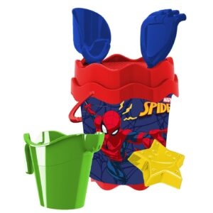 Spiderman Bucket ø17cm with Watering Can set=6 pcs Spiderman 25634