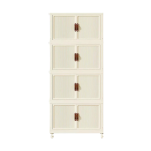 Folding wheeled storage wardrobe 4 levels - 10704 - 521230