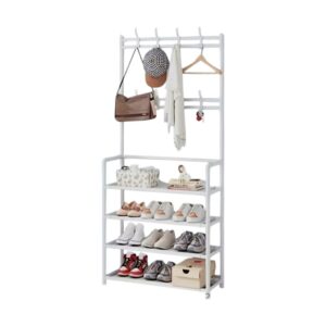 Floor hanger with shoe shelves - 6006-1 - 521759 - White
