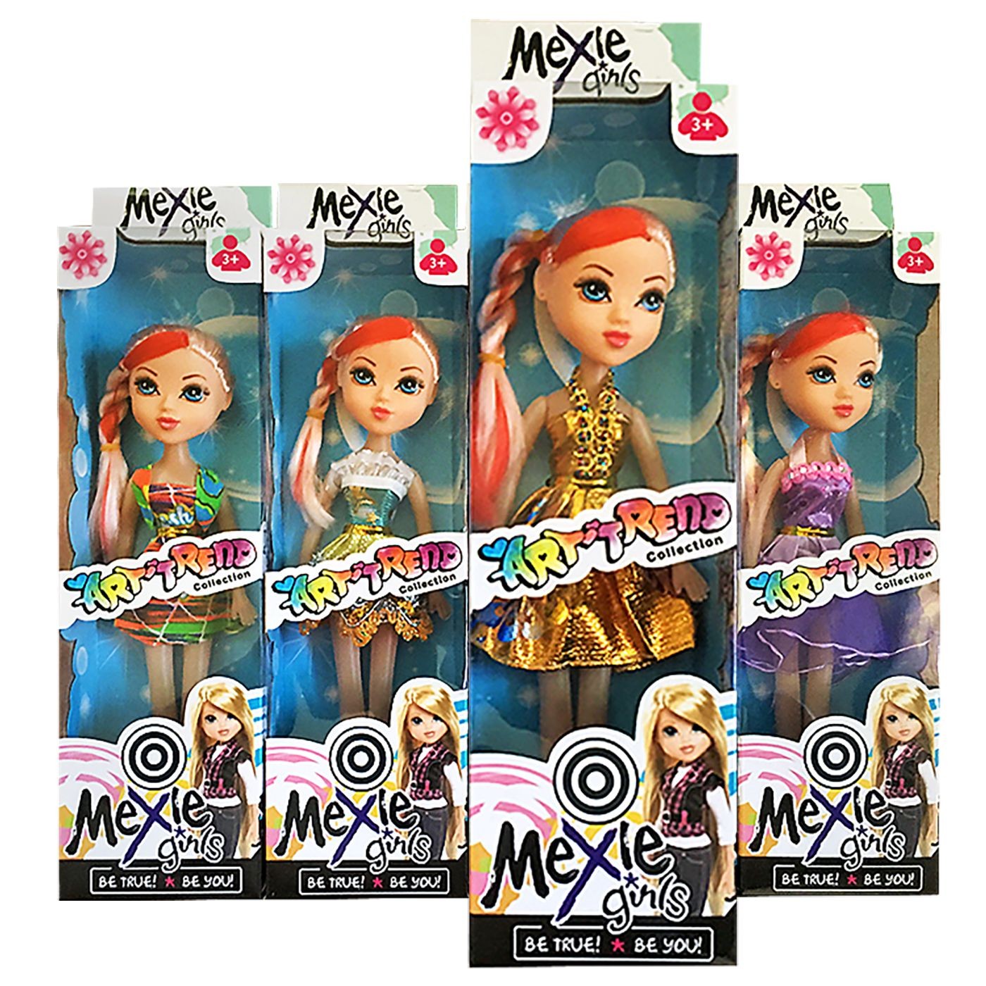 Κούκλα ArtTrend Πλεξούδα Κόκκινη 32x8,5cm ToyMarkt 922124