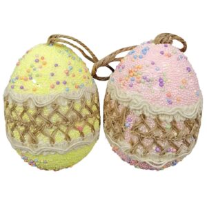 Set of 2 Eggs with Handle 9x7cm Bunny's 932296