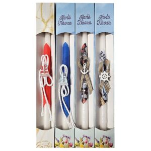 Navy Candle Decor in Colored Box 36cm x ø17mm Bunny's 932338