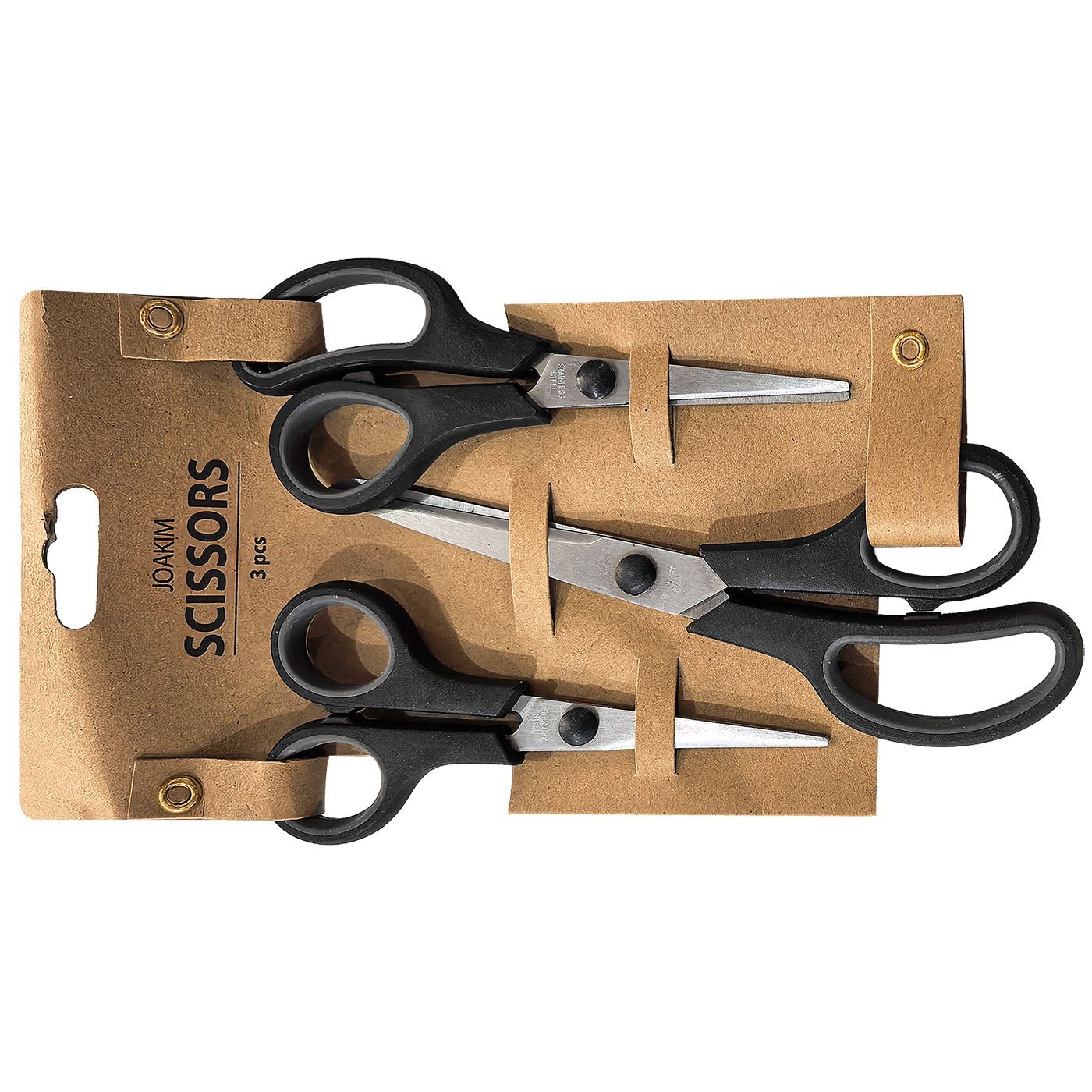 General Purpose Scissors set=3 pcs 19.5/15/14cm Homie 1002190