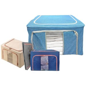 Storage Box with Metal Frame 50x40x32cm Homie 1011181