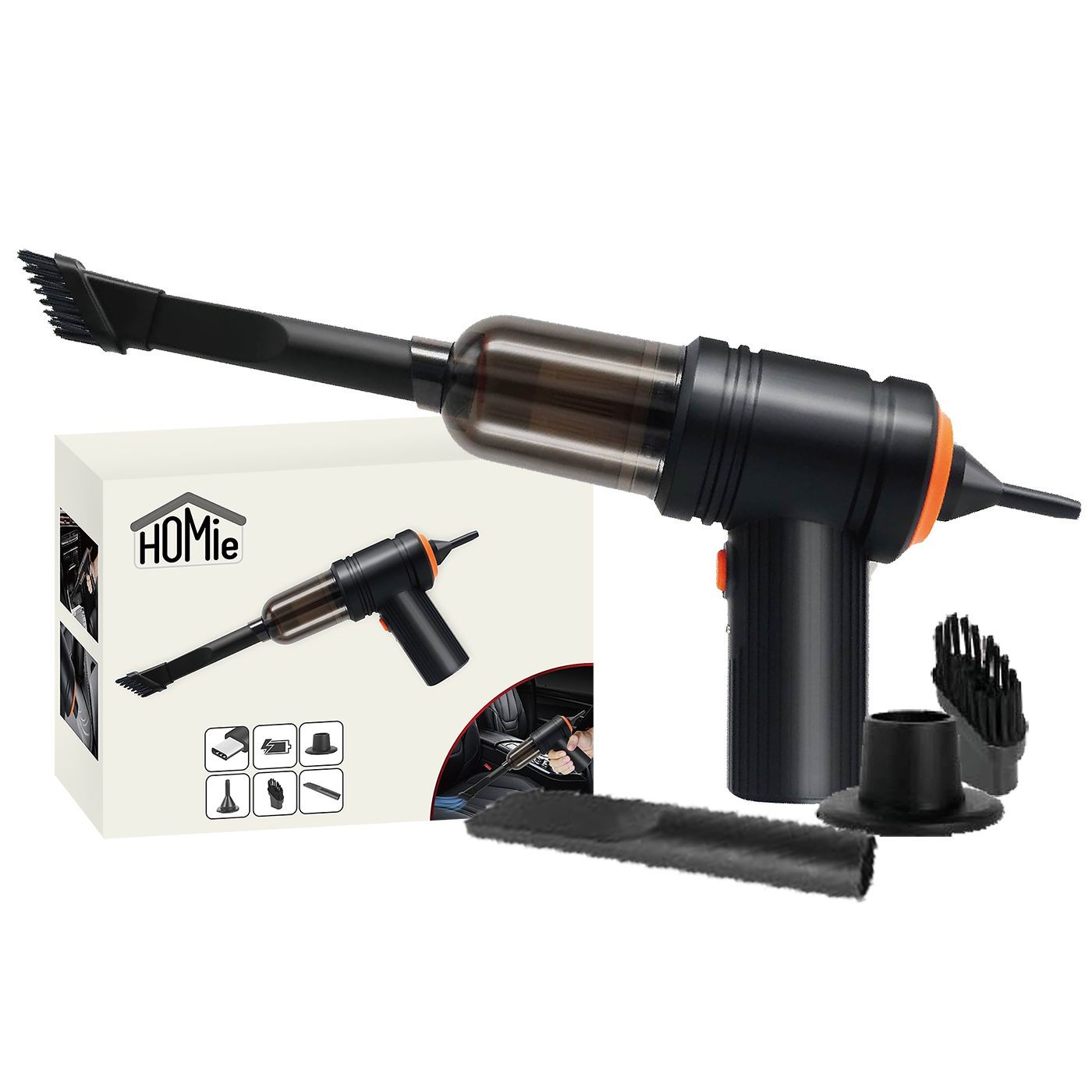 Rechargeable Handheld Broom 36x16cm JustNote 10975